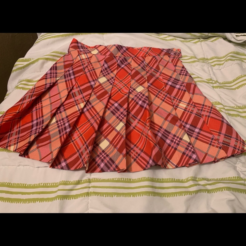 American Apparel Plaid Short Skirt Size Small